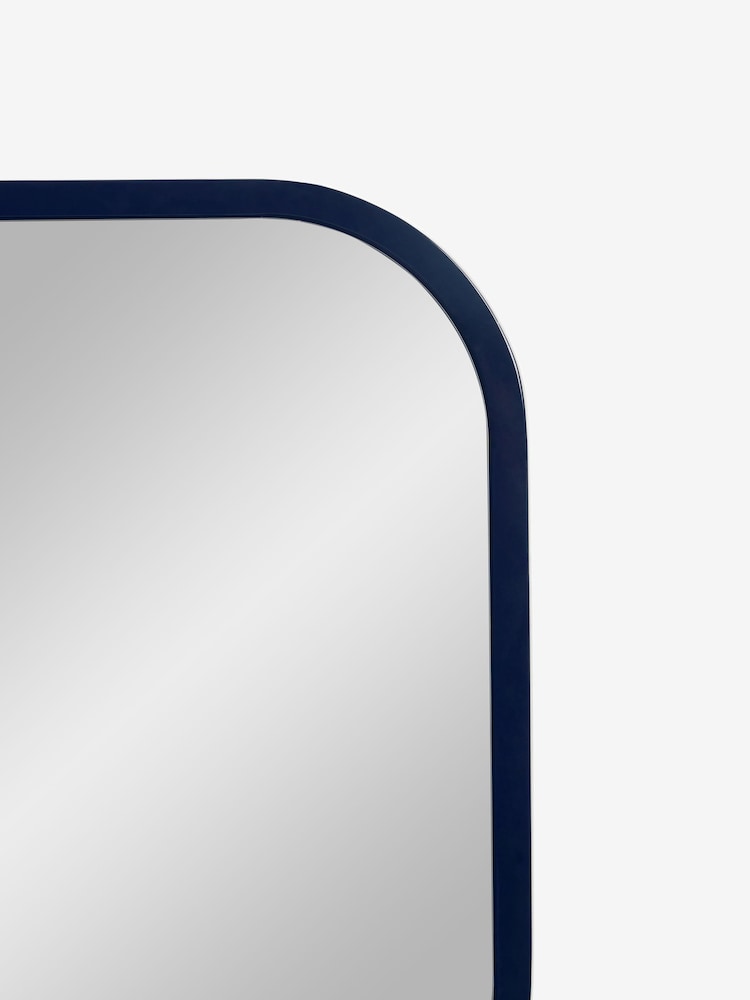 Jasper Conran London Blue Curved Edge Square Framed Mirror - Image 2 of 3