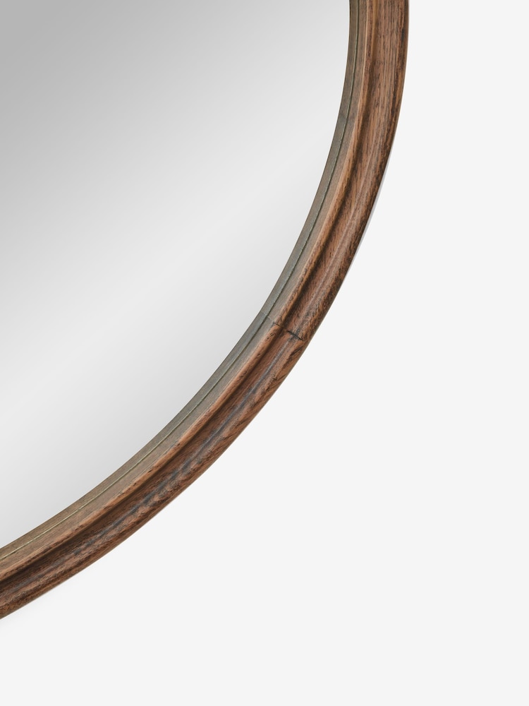 Jasper Conran London Wood Ripple Edge Oval Mirror - Image 4 of 4 Jasper Conran London Wood Ripple Edge Oval Mirror - Image 4 of 4