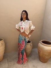Never Fully Dressed Cream Morroco Charm Marley Shirt - Image 1 of 5