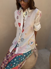 Never Fully Dressed Cream Morroco Charm Marley Shirt - Image 4 of 5