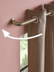 Antique Brass Next Ultimate Extendable Room Darkening Curtain Pole - Image 1 of 3