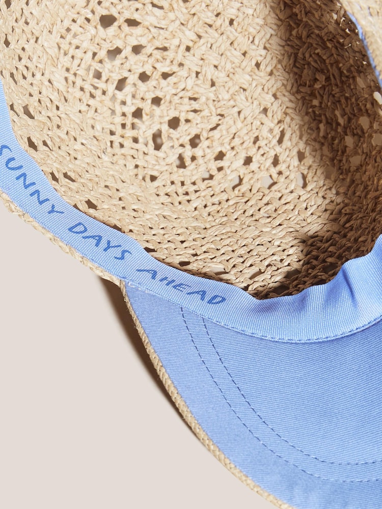 White Stuff Natural Woven Baseball Cap - Image 3 of 3 White Stuff Natural Woven Baseball Cap - Image 3 of 3