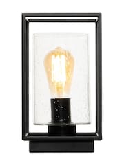 BHS Black Hardy Industrial Cube Table Lamp - Image 5 of 5