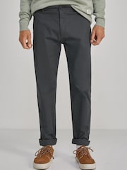 Springfield Grey False Textured Chinos - Image 3 of 5