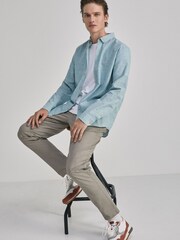 Springfield Natural False Textured Chinos - Image 3 of 5