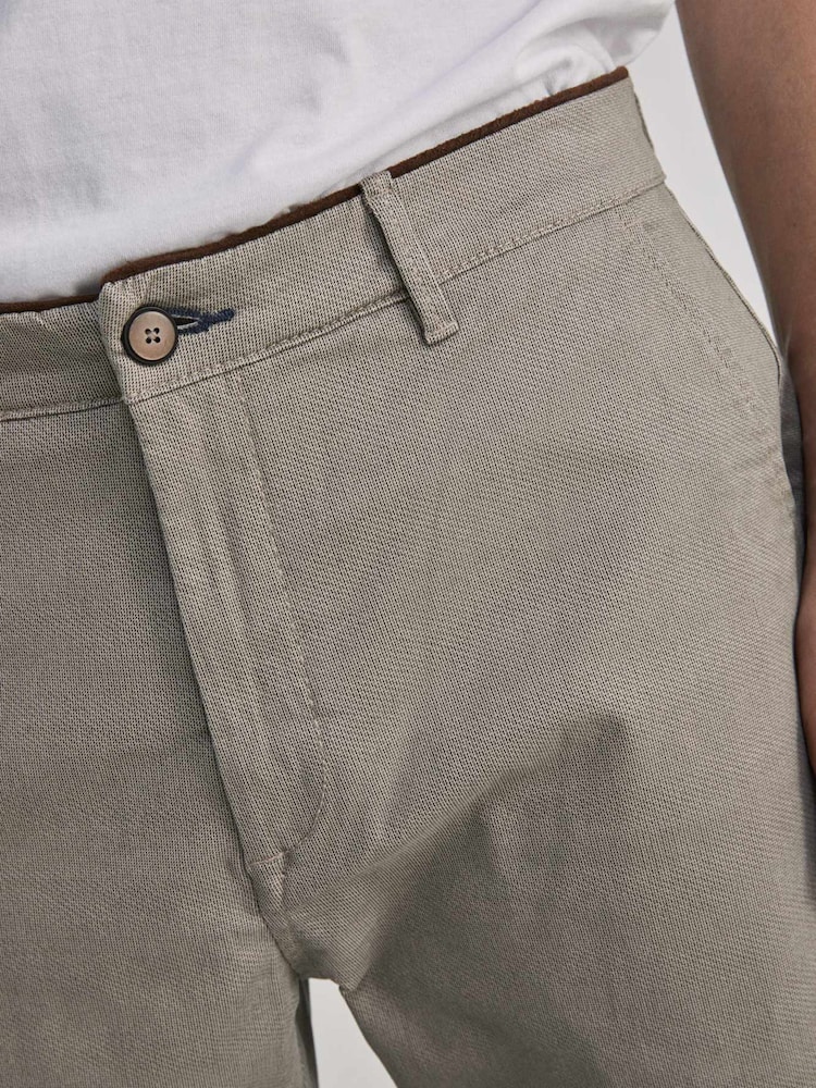 Springfield Natural False Textured Chinos - Image 5 of 5