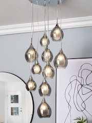 BHS Grey Carmella Pendant Cluster Light Ceiling Light - Image 1 of 3