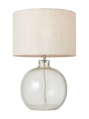 BHS Clear Alfie Bobble Glass Table Lamp - Image 6 of 7