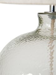 BHS Clear Alfie Bobble Glass Table Lamp - Image 7 of 7