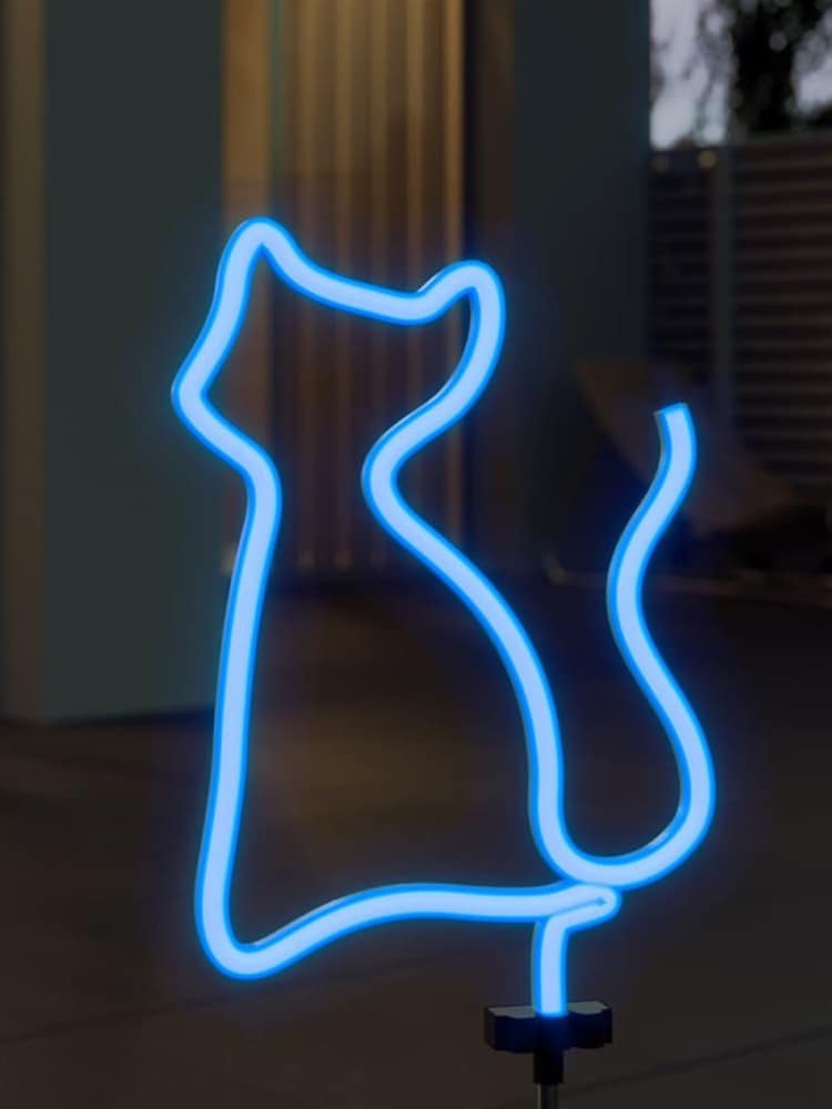 SolarCentre Clear UrbanSolar Cat Neon Lights - Image 1 of 1