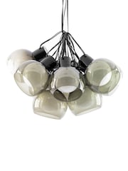SolarCentre Set of 20 Clear Elan Solar Smoked Festoon Outdoor Line Lights - Image 3 of 3