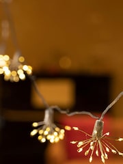 SolarCentre Set of 10 Clear Elan Solar Starburst Fairy Lights - Image 1 of 1