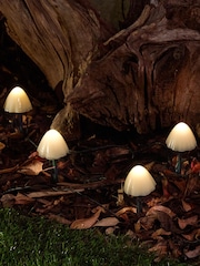 SolarCentre Set of 12 Clear Forest Solar Mushroom Lights - Image 1 of 1