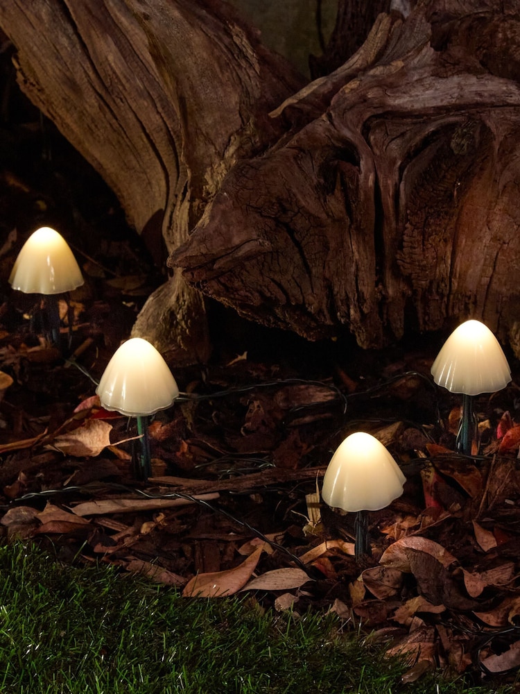 SolarCentre Set of 12 Clear Solar Mushroom Lights - Image 1 of 1 SolarCentre Set of 12 Clear Solar Mushroom Lights - Image 1 of 1