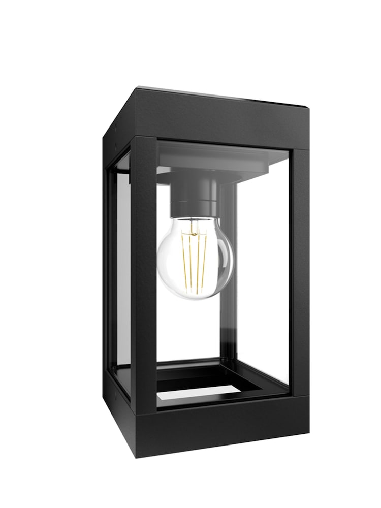 SolarCentre Black Dorchester Outdoor Solar Wall Light - Image 2 of 2