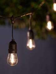 SolarCentre Set of 10 Clear Madison Solar Drop Bulb Lights - Image 1 of 2