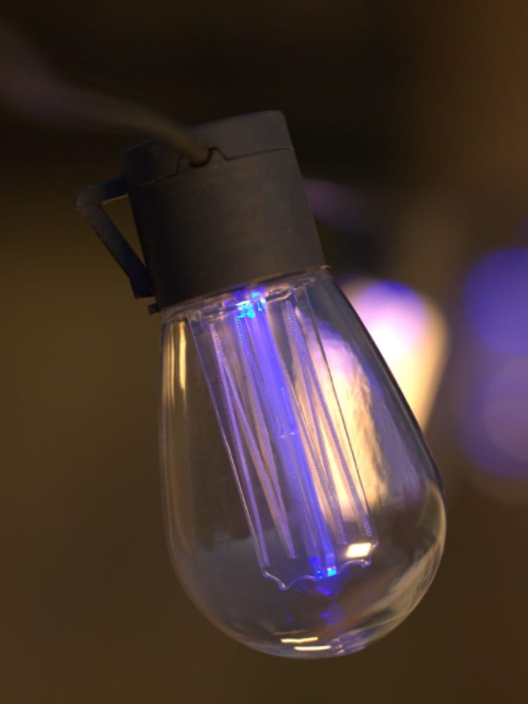 SolarCentre Set of 50 Clear Advance USB Solar Smart Festoon Lights - Image 1 of 1