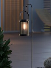 SolarCentre Black Hadleigh Hanging Solar Wall Light - Image 2 of 2