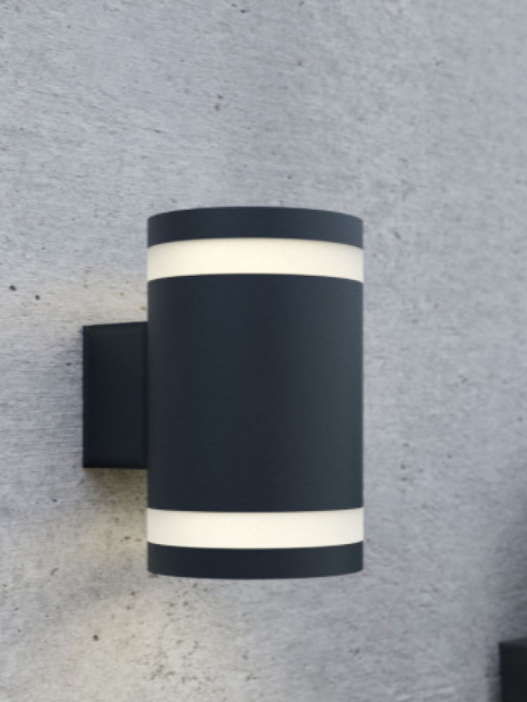 SolarCentre Black Mayfair Up and Down Solar Outdoor Wall Light - Image 1 of 2 SolarCentre Black Mayfair Up and Down Solar Outdoor Wall Light - Image 1 of 2