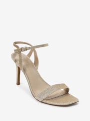 Shimmer Regular/Wide Fit Forever Comfort® Strappy Skinny Heel Sandals - Image 4 of 6