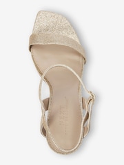 Shimmer Regular/Wide Fit Forever Comfort® Strappy Skinny Heel Sandals - Image 5 of 6