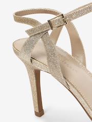 Shimmer Regular/Wide Fit Forever Comfort® Strappy Skinny Heel Sandals - Image 6 of 6