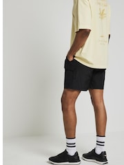 River Island Black Elasticated Swim Shorts - Image 2 of 4