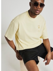 River Island Black Elasticated Swim Shorts - Image 3 of 4