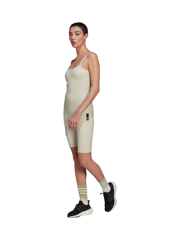 adidas Green Studio Lounge Jumpsuit - Image 1 of 9