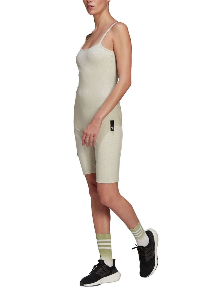 adidas Green Studio Lounge Jumpsuit - Image 2 of 9