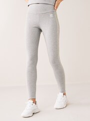 adidas Originals Grey 90s Rave Leggings - Image 1 of 4