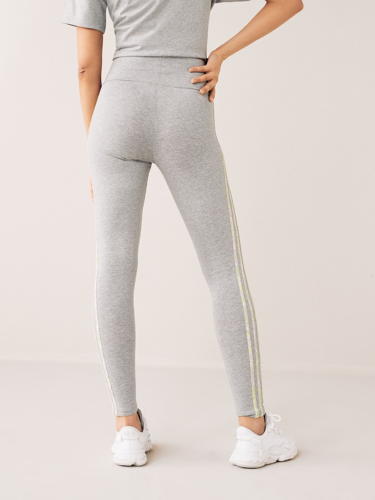 adidas Originals Grey 90s Rave Leggings - Image 2 of 4