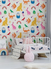 Joules Multi Country Critters Heroes Wallpaper 10M Wallpaper - Image 1 of 3