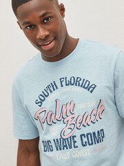 Pastel Script Mix Print T-Shirts 3 Pack - Image 1 of 12