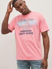 Pastel Script Mix Print T-Shirts 3 Pack - Image 4 of 12