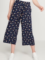 Khost Clothing Hosenrock mit Blümchenmuster, Blau - Bild 1 von 5