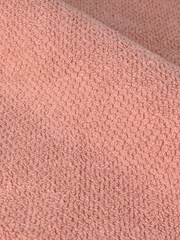 furn. 6 Piece Blush Pink Textured 100% Cotton Towel Bale - Image 3 of 4