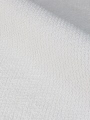 furn. 4 Piece White Textured 100% Cotton Towel Bale - Image 3 of 4
