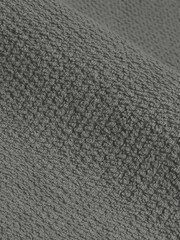 furn. 4 Piece Grey Textured 100% Cotton Towel Bale - Image 3 of 4