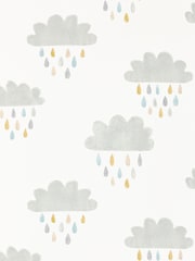 Scion Grey April Showers Wallpaper - Image 1 of 1