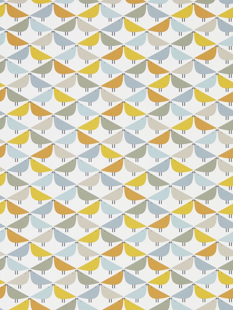 Scion Yellow Lintu Wallpaper Sample Wallpaper - Image 1 of 1