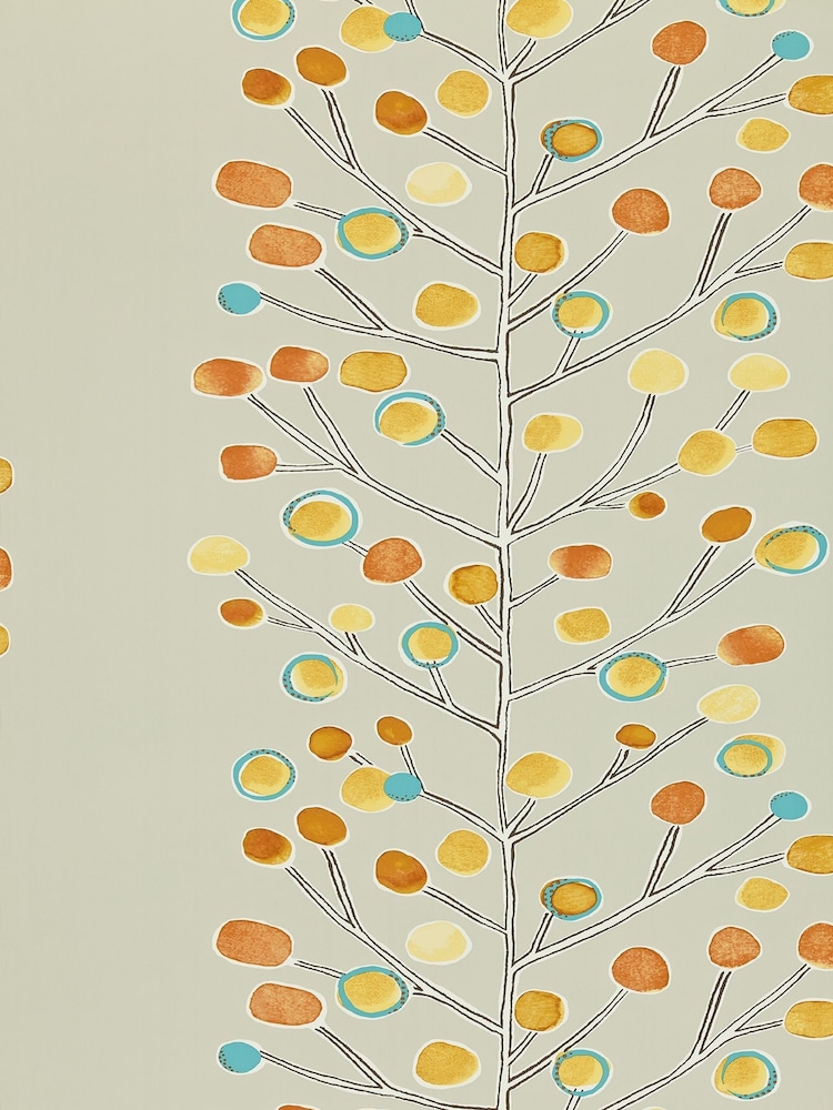 Scion Orange Berry Tree Wallpaper - Image 1 of 1
