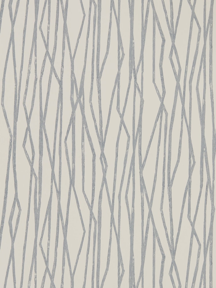 Scion Grey Genki Wallpaper Sample Wallpaper - Image 1 of 1