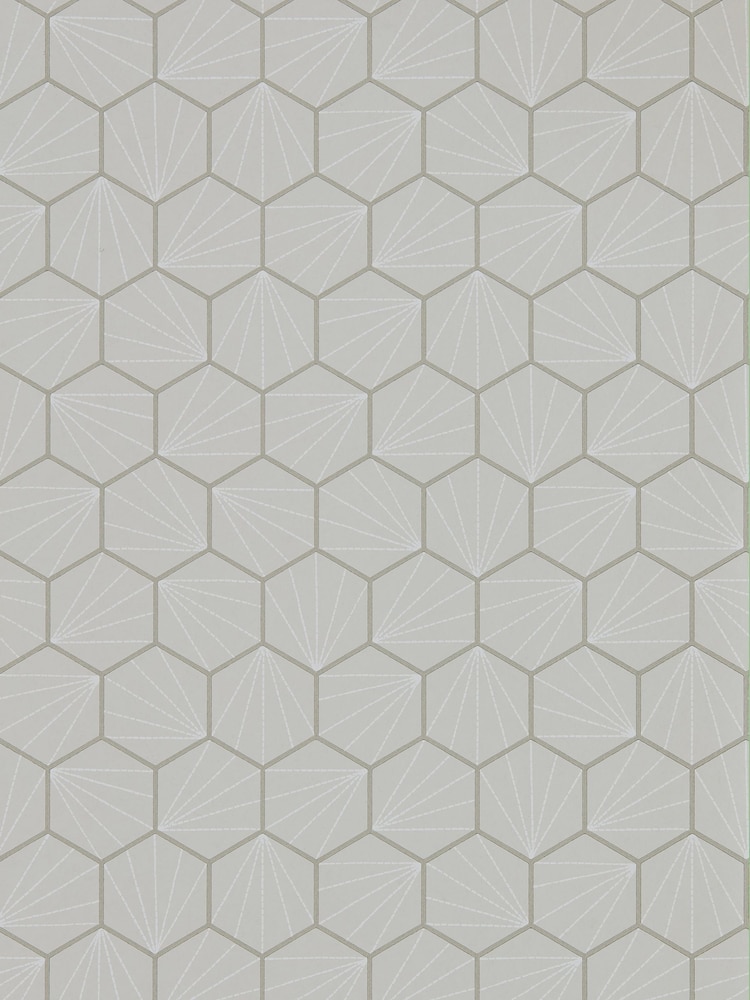 Scion Grey Aikyo Wallpaper Sample Wallpaper - Image 1 of 1