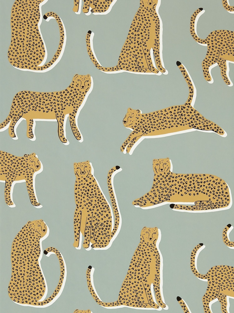 Scion Orange Lionel Cheetah Wallpaper - Image 1 of 1 Scion Orange Lionel Cheetah Wallpaper - Image 1 of 1