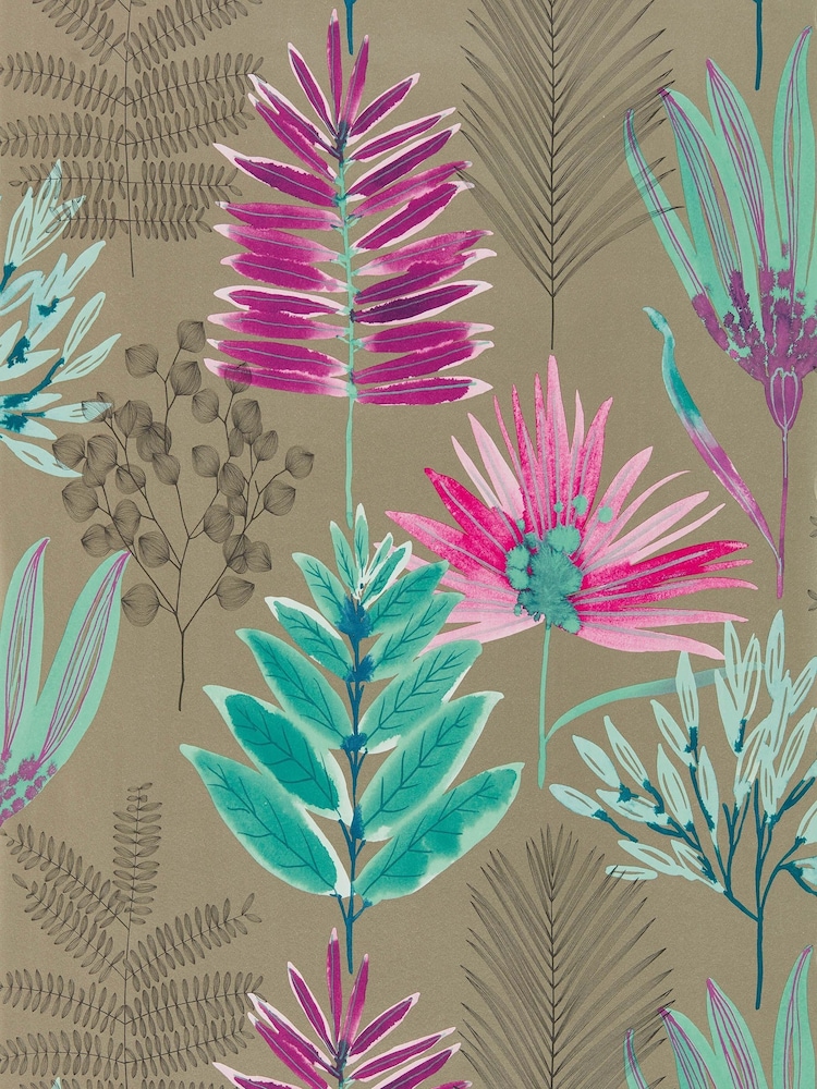 Harlequin Blue Yasuni Wallpaper - Image 1 of 1
