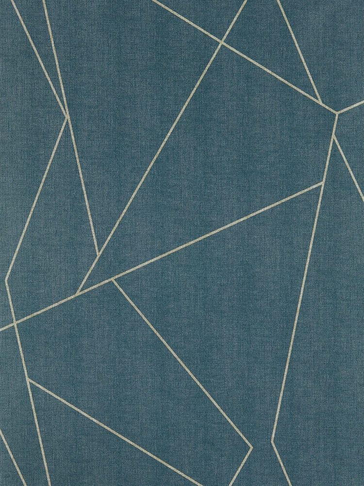 Harlequin Blue Parapet Wallpaper Sample Wallpaper - Image 1 of 1
