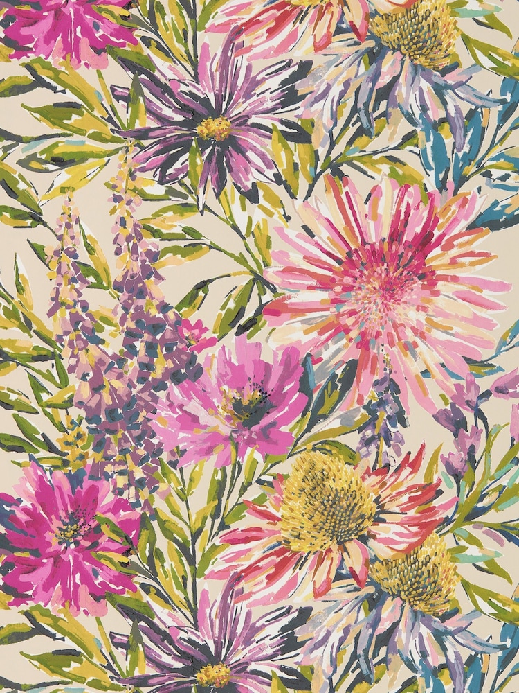 Harlequin Orange Floreale Wallpaper - Image 1 of 1