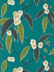 Harlequin Blue Coppice Wallpaper Sample Wallpaper - Image 1 of 1