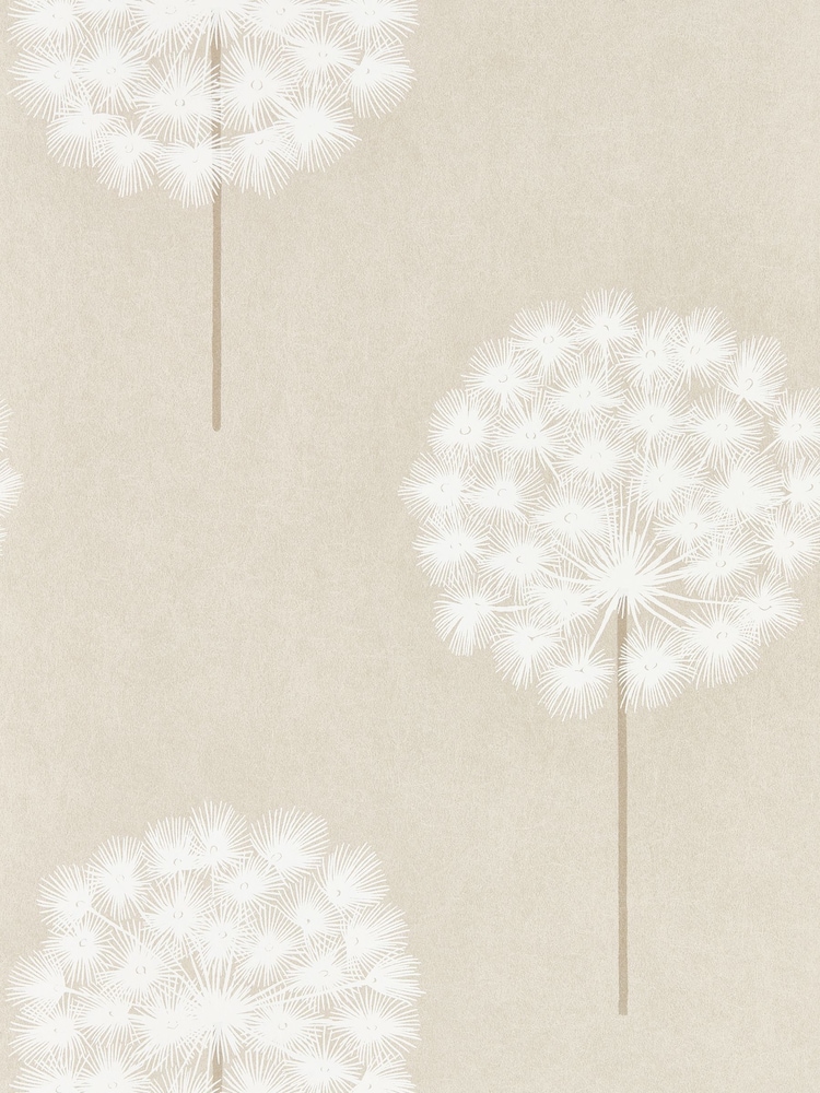 Harlequin White Amity Wallpaper Sample - Image 1 of 1